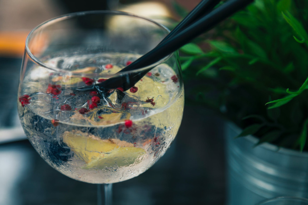 Gin tonic kerstdrankje