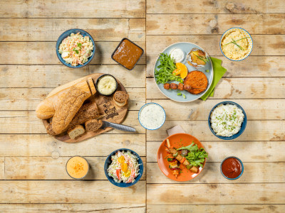 Vegetarische BBQ met vleesvervangers